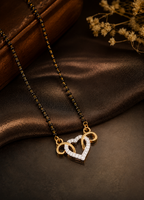 Belliza Jewels Heart Shine Gold Plated Mangalsutra