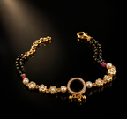 Belliza Jewells Pearl Bloom Mangalsutra Bracelet