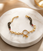 Belliza Jewells Pearl Bloom Mangalsutra Bracelet