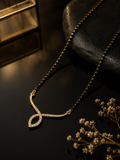 Belliza Jewels Butterfly Grace Gold Plated Mangalsutra