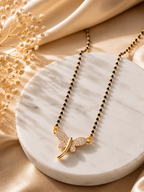 Belliza Jewels Butterfly Elegance Gold Plated Mangalsutra