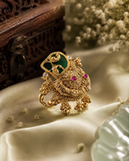 Belliza Jewels Royal Peacock Heritage Ring