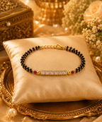 Belliza Jewells Crystal Grace Mangalsutra Bracelet