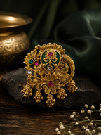 Belliza Jewels Floral Peacock Heritage Ring