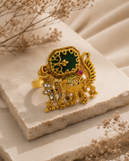 Belliza Jewels Royal Peacock Elephant Ring