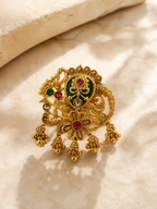 Belliza Jewels Floral Peacock Heritage Ring