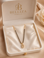 Belliza Jewells Elegant Oval Crystal Mangalsutra