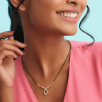Belliza Jewells Butterfly Grace Gold Plated Mangalsutra