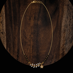 Belliza Jewels Floral Star Gold Plated Mangalsutra