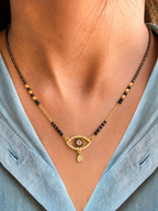 Belliza Jewels Nazar Grace Gold Plated Mangalsutra