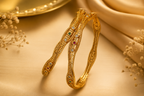 Belliza Jewels Royal Heritage Gold Bangles Set