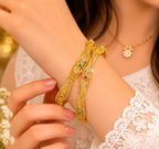 Belliza Jewels Royal Heritage Gold Bangles Set
