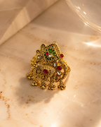Belliza Jewels Royal Elephant Temple Ring