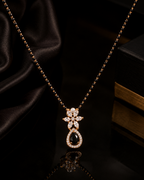 Belliza Jewels Midnight Bloom Gold Plated Mangalsutra