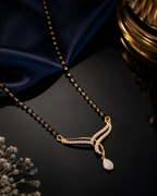 Belliza Jewells Royal Twinkle Gold Plated Mangalsutra